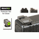 Ameriglo Protector Fits Glock Sight Set, Green-Black GL-701
