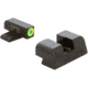 AmeriGlo Protector Sight Set for Springfield Hellcat w/Green Tritium LumiGreen Outline Front/ Black Serrated Rear, SA-533