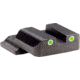 AmeriGlo Rear Only-Green Tritium Lamp, 2-dot White Outlines .165 Sq Notch, SW-470R