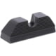 AmeriGlo Rear Only-Serrated Black .272" H .165" Notch REAR Sight, GL-425