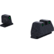 AmeriGlo Smith &amp; Wesson Pistol Front Sight, Green Tritium Black Outline .378in FRONT, Green Tritium Black Outline .492inREAR, Smith &amp; Wesson, SW-813