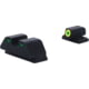 AmeriGlo Smith &amp; Wesson Trooper Night Sight, Green Tritium LumiGreen Outline FRONT, Green Tritium Black Outline Serrated SQ REAR, Smith &amp; Wesson, SW-820