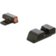 AmeriGlo Tritium BLK Serrated All XD Models, ProGlo ORNG Front, BLK Rear XD-433