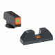 Ameriglo Tritium Front and non trit rear sights, green orange GL-627