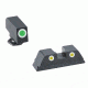 Ameriglo Tritium front, green yellow GL-431