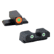 Ameriglo Tritium Front/Rear Combo Sights Green Dot White Outline Rear And Green Dot Orange Outline Front For Springfield XD/XDM/XDS