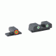 Ameriglo Tritium Front/Rear Combo Sights Green Dot White Outline Rear And Green Dot Orange Outline Front For SIG #8