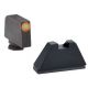 Ameriglo Tritium Front Rear Tall Suppressor Set, green orange GL-511