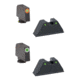 Ameriglo Tritium Front Rear Tall Suppressor Set, Black, Green