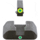 AmeriGlo Tritium Night Sights, For Glock 17/19/22 Pro i-Dot set GRN / Lime Outline ProGlo Front with single GRN Rear GL-301