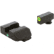 AmeriGlo Tritium Night Sights, For Glock 17/19/22 Pro i-Dot set GRN / Lime Outline ProGlo Front with single GRN Rear GL-301