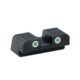 AmeriGlo Tritium Rear Sight Sig Tritium 2 Dot Rear, GRN w white Outline #10 Height .270in. XD-191R