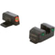AmeriGlo Trooper Sets for Springfield Hellcat OSP w/Green Tritium Orange Outline Front/ Green Tritium Black Outline Rear, SA-816