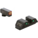 AmeriGlo Trooper Sets for Walther PDP w/Green Tritium Orange Outline Front/ Green Tritium Black Outline Rear, WA-816