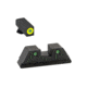 AmeriGlo Trooper Sets of Pistol Tritium Night Sights for Glock Gen5 17,19,19X,26,45, Green GL-821