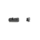 Angry Bear Arms RMR Cut Big Dot Fiber Optic Front Extra Tall Profile Serrated, Glock 42, 43, 43X, 48 MOS, Blank Front, Blank rear, Black, ABA143