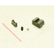 Angry Bear Arms Glock RMR Cut Fiber Optic Serrated Tall Profile Sight Kit, Black, Small, ABASUB