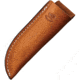 Anza Blue/Black Fixed Blade Knife, 7.25in Overall, 3.5in Stainless Steel Tanto Blade, Black/Blue Wood Handle, Brown Leather Belt Sheath, JWKR1 BLU/BK