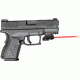 ArmaLaser GTO/FLX Finger Touch Red Laser Sight for Springfield XDM 3.8in, Black, GTO/FLX11