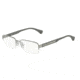 Armani EA1029 Bifocal Prescription Eyeglasses 3045-54 - Matte Silver Frame