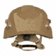 ArmorSource AS-200 Full Cut NIJ IIIA Fully Loaded Ballistic Helmet, Coyote Brown, Small, 200SRCCBSU3LR3KV2