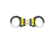 ASP Identifier Hinge Ultra Plus Cuffs Steel Bow, Yellow - 56075