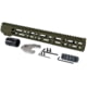 AT3 Tactical SPEAR M-Lok AR-15 Free Float Handguard, 15 in, OD Green, AT3-MLOK-15-ODG