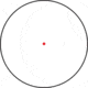 Athlon Optics Midas Strobe 1x25mm Reflex Red Dot Sight, 2 MOA, Black, 403064
