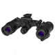 ATN PS31-2 Dual Tube Night Vision Goggle/Binocular BNVD 51 FOV, Gen 2+, 60-64lp/mm - P43 Green Phosphor, Black, NVGOPS3152G