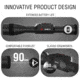 ATN Thor 5 LRF 2-16x 640x480 12 Micron Smart HD Thermal Rifle Scope, 30mm Tube w/ Gen 5 Sensor, Multiple Patterns &amp; Color Options Reticle, Black, TIWST5625LRF