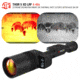 ATN Thor 5 XD LRF 4-40x 1280x1024 12 Micron Smart HD Thermal Rifle Scope, 30mm Tube w/ Xtreme Definition 1.3 Megapixel Sensor, Multiple Patterns &amp; Color Options Reticle, Black, TIWST51210LRF