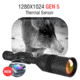 ATN Thor 5 XD LRF 2-20x 1280x1024 12 Micron Smart HD Thermal Rifle Scope, 30mm Tube w/ Xtreme Definition 1.3 Megapixel Sensor, Multiple Patterns &amp; Color Options Reticle, Black, TIWST51250LRF