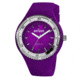 Axcent Exotic Watch, Purple Strap, Purple Face, Multicolor Hands X15604-10
