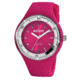 Axcent Exotic Watch, Hot Pink Strap, Hot Pink Face, Silver Hands X15604-15