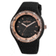 Axcent Exotic Watch, Black Strap, Black Face, Rose Gold Hands X1560r-03