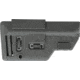 B5 Systems Short Collapsible Precision Stock, Wolf Grey, CPS-1405