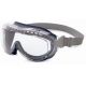 Uvex Flex Seal Safety Goggles, Bacou-Dalloz Black Frame, Clear Lens, Case - S3400X