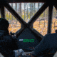 Barronett Blinds Big Mike Heavy-Duty, Portable Hunting Blind, Tall Hub Blind, 600 Denier Fabric, Shoot While Standing, Crater Harvest, 80in x 75in x 75in, BMHD300CH, Crater Harvest, 80in x 75in x 75in, BMHD300CH