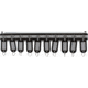 Barska Labeled Key Shelves w/ 101-200 Numbered Hooks for Key Cabinets, Multi, Medium, AF13684