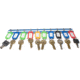Barska Labeled Key Shelves w/ 301-400 Numbered Hooks for Key Cabinets, Multi, Medium, AF13688