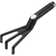 Winbest Metal Detector Shifter Shovel and Rake, Black AF12270