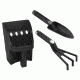 Winbest Metal Detector Shifter Shovel and Rake, Black AF12270