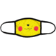 Bartact Kids Reversible 2 Ply Polyester Reusable Washable Face Mask Cover w/ Filter Slot, Small, Pokemon Pikachu, FMPOKEMN