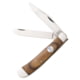 Bear and Son Knives Large Trapper Folding Knife, 3.25in, 1095 Carbon Steel, Walnut Handle, C254
