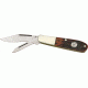 Bear &amp; Son Barlow Fold Knife, High polished 1095 Carbon Steel Blade, Red Stag Bone handl BCCRSB281