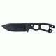 KA-BAR Knives Becker Necker Knife, Black, Plain Edge