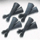 Bel-Art Acrylic Glove Box, SCIENCEWARE T50025-0546 Economy Gloves, Large