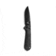 Benchmade 430 Model Folding Knife, 3.55 in, CPM-D2 Steel, Drop Point Blade, Grivory, Black Handle, Black/Black, 8.29 in, 430BK-02
