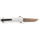Benchmade Shootout Automatic Folding Knife, 3.51in, CPM-CruWear, Tanto Blade, Cool Gray Handle, 5370FE-02