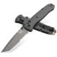 Benchmade 537SGY-03 Bailout Folding Knives, 3.38 in, CPM-M4 Steel, Tactical, Black Handle, 537SGY-03